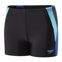 Speedo Colour Block Aquashort Black/Blue/Turquoise