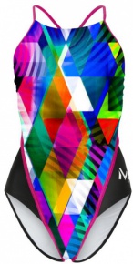 Дамски бански Michael Phelps Zuglo Lady Open Back Multi/Black Дамски бански Michael Phelps Zuglo Lady Open Back Multi/Black