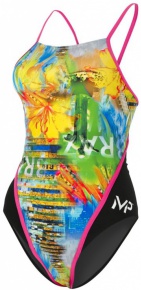 Дамски бански Michael Phelps Selaron Lady Racing Back Black/Dark Pink Дамски бански Michael Phelps Selaron Lady Racing Back Black/Dark Pink