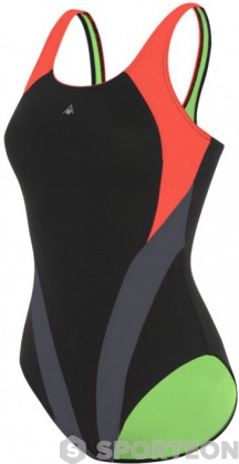 Дамски бански Aqua Sphere Lindy Repreve Black/Coral