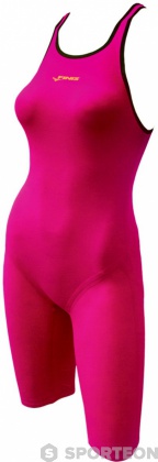 Дамски бански Finis Fuse Open Back Kneeskin Hot Pink