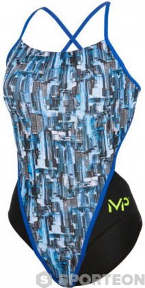 Дамски бански Michael Phelps City Open Back Multicolor/Black