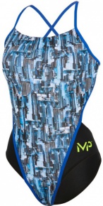 Дамски бански Michael Phelps City Open Back Multicolor/Black