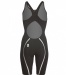 Дамски състезателни бански Finis Rival Open Back Kneeskin Black