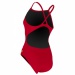 Дамски бански Michael Phelps Solid Mid Back Red