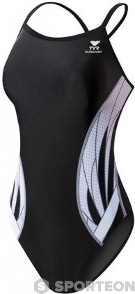Дамски бански Tyr Phoenix Diamondfit Black/White