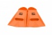 Плавници за плуване BornToSwim Junior Short Fins Orange