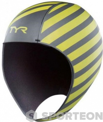 Неопренова шапка Tyr Hi-Vis Neoprene Cap Yellow/Black