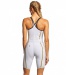 Дамски състезателни бански Finis Rival Closed Back Kneeskin White