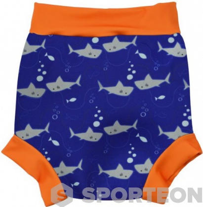 Бебешки бански Splash About Happy Nappy Shark Orange