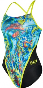 Дамски бански Michael Phelps Oasis Racing Back Multicolor/Black