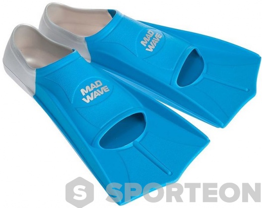 Плавници за плуване Mad Wave Short Training Fins Blue
