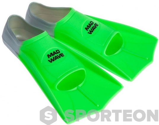 Плавници за плуване Mad Wave Short Training Fins Green