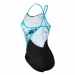 Дамски бански Michael Phelps Freeze Racing Back Multicolor/Black
