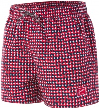 Speedo Vintage Printed 14 Watershort Retro Red/Navy/White