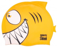 Детска плувна шапка BornToSwim Shark Junior Swim Cap