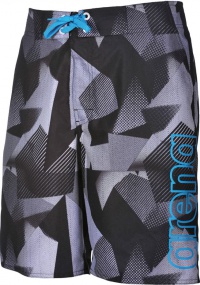 Плувни шорти Arena Geometrical Long Bermuda Black/White Плувни шорти Arena Geometrical Long Bermuda Black/White