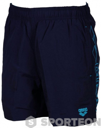 Плувни шорти за момчета Arena Fundamentals Embroidery Boxer Junior Navy/Turquoise
