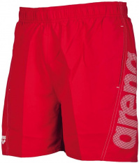 Мъжки плувни шорти Arena Fundamentals Arena Logo Boxer Red/White Мъжки плувни шорти Arena Fundamentals Arena Logo Boxer Red/White