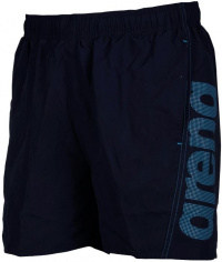Мъжки плувни шорти Arena Fundamentals Arena Logo Boxer Navy/Turquoise Мъжки плувни шорти Arena Fundamentals Arena Logo Boxer Navy/Turquoise