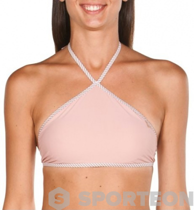 Горна част на бански костюм Arena High Neck Top Rose