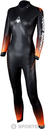 Дамски неопренов костюм за плуване Aqua Sphere Pursuit 2.0 Women Black/Orange