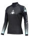 Дамска неопренова тениска Aqua Sphere Aquaskin Top Long Sleeve Women Black/Turquoise