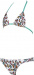 Бански за момичета Arena Fantasy Triangle Junior White/Multi