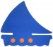 Малка дъска за плуване Matuska Dena Sailing Boat Kickboard