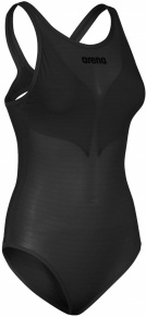 Състезателни бански за жени Arena Powerskin Carbon Duo Top Black