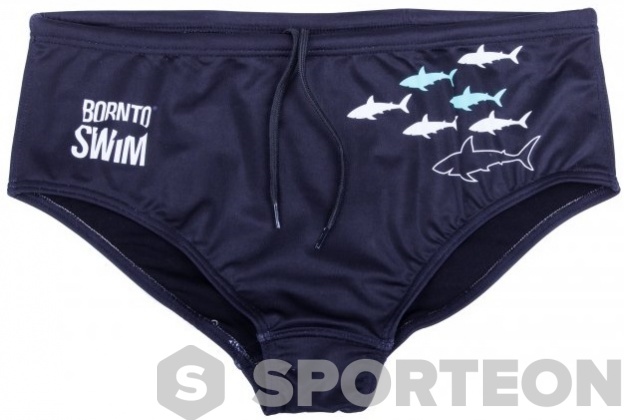 Мъжки бански BornToSwim Sharks Brief Black