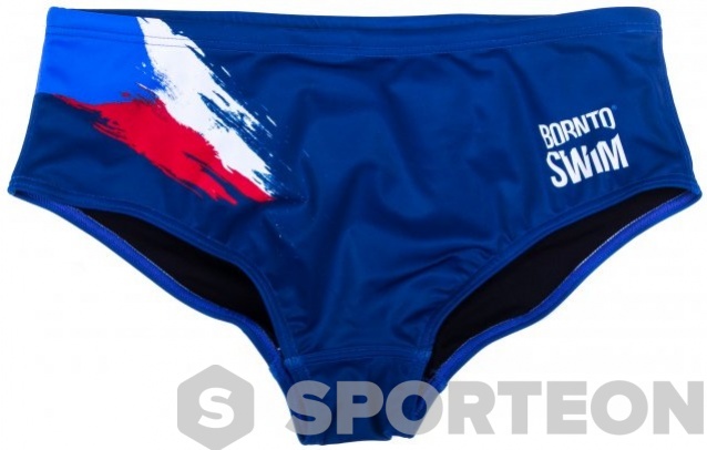 Мъжки бански BornToSwim CZE Brief Blue