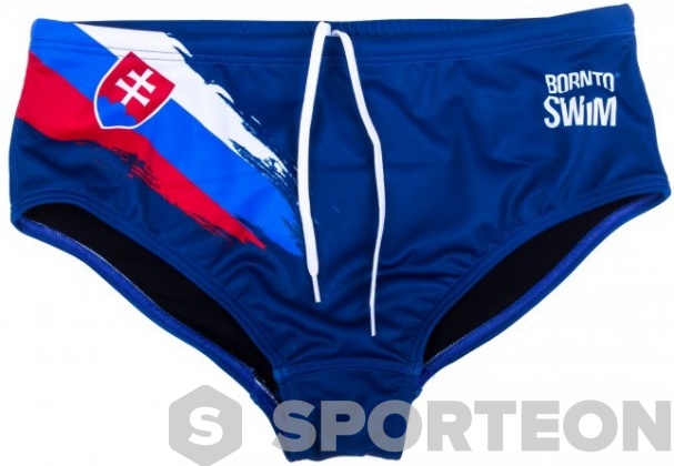 Мъжки бански BornToSwim SVK Brief Blue