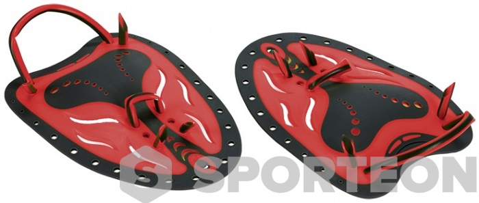 Педълси за плуване Aquafeel Paddles Red/Black