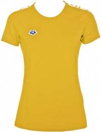 Дамска тениска Arena W T-Shirt Team Lily Yellow/White