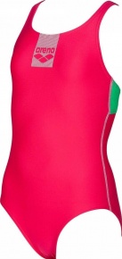 Arena Basics Swim Pro Back One Piece Junior Freak Rose/Golf Green Arena Basics Swim Pro Back One Piece Junior Freak Rose/Golf Green
