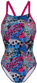 Дамски бански Aquafeel Abstract Jungle Motionback Multi Дамски бански Aquafeel Abstract Jungle Motionback Multi