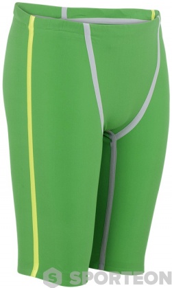 Състезателни бански за мъже Aquafeel Jammer Racing Oxygen Green/Yellow