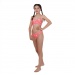 Бански за момичета Speedo DazzleGeo Allover X Back 2 Piece Girl Phoenix Red/Powder Blush