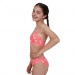 Бански за момичета Speedo DazzleGeo Allover X Back 2 Piece Girl Phoenix Red/Powder Blush