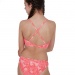 Бански за момичета Speedo DazzleGeo Allover X Back 2 Piece Girl Phoenix Red/Powder Blush