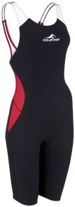 Състезателни бански за момичета Aquafeel N2K Closedback I-NOV Racing Girls Black/Red