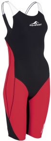 Състезателни бански за момичета Aquafeel N2K Openback I-NOV Racing Girls Black/Red
