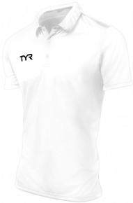 Поло тениска Tyr Alliance Coaches Polo Male White