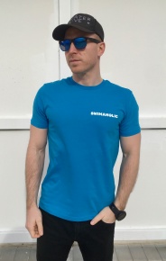 Мъжка тениска Swimaholic Life Is Cool In The Pool T-Shirt Men Azure