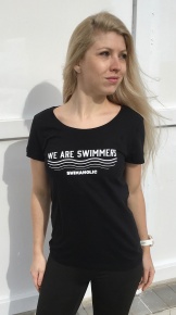 Дамска тениска Swimaholic We Are Swimmers T-Shirt Women Black