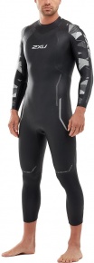 Мъжки неопренов плувен костюм 2XU P:2 Propel Wetsuit Black/Textural Geo