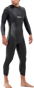 Мъжки неопренов плувен костюм 2XU P:1 Propel Wetsuit Black/Silver Shadow