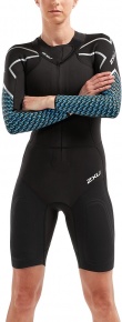 2XU Pro-Swim Run SR1 Wetsuit Women Black/Aquarius Teal Print 2XU Pro-Swim Run SR1 Wetsuit Women Black/Aquarius Teal Print