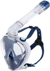 Маска за гмуркане с шнорхел Aqualung Smartsnorkel Mask Blue/White